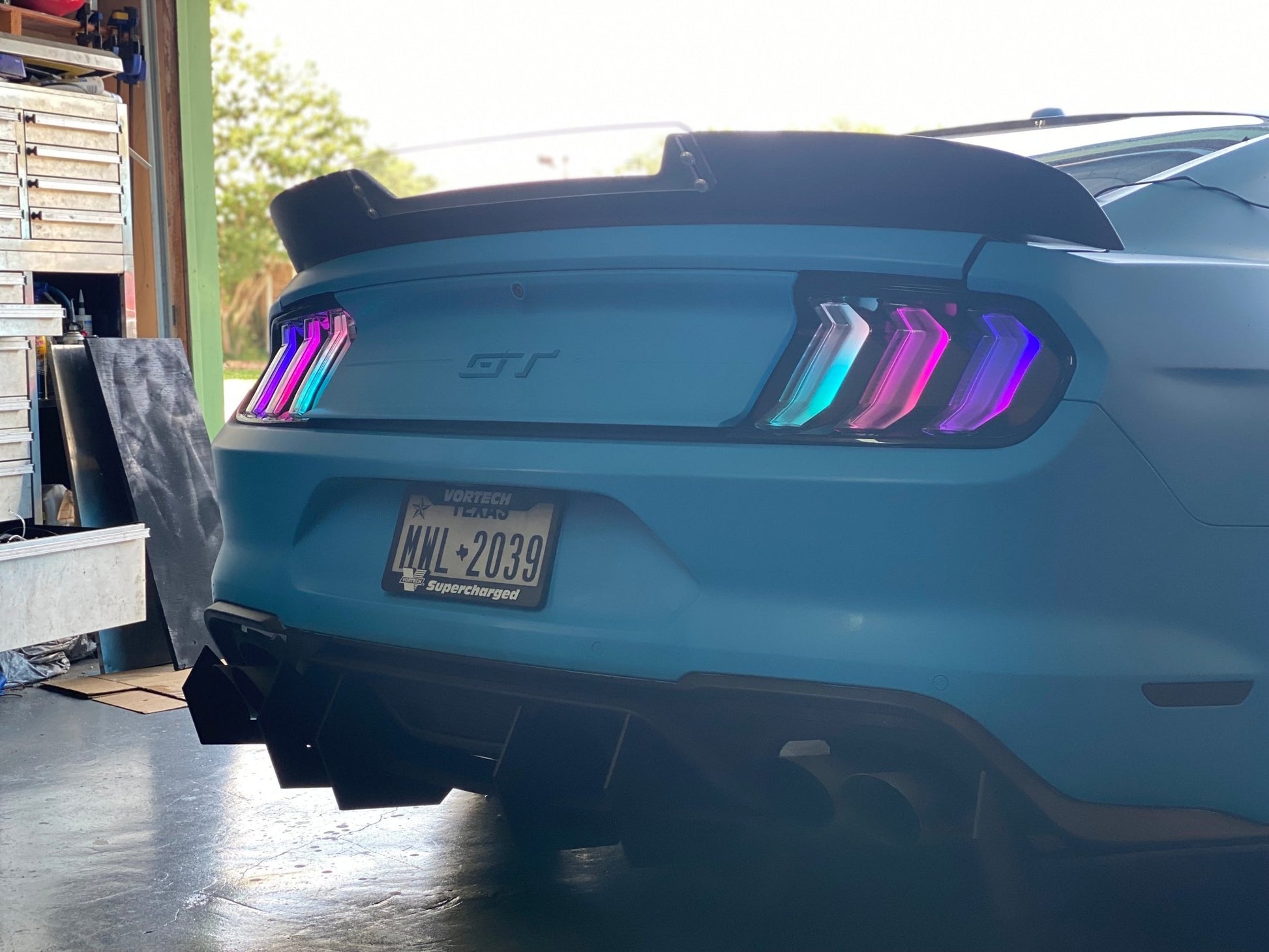 NTXGlow RGB Tail Lights (2015 - 2023 Ford Mustang) - Speedlogix
