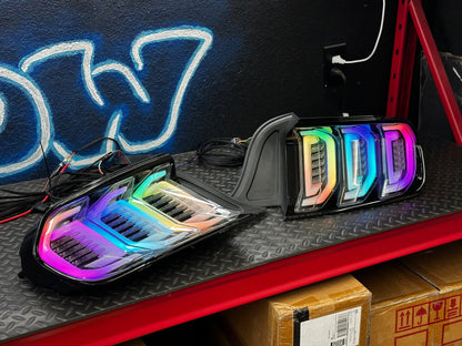 NTXGLOW RGB tail lights (2015 - 2023 Ford Mustang) - Speedlogix
