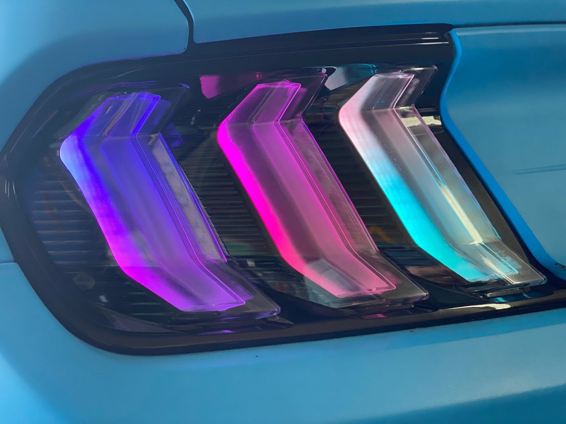 NTXGlow RGB Tail Lights (2015 - 2023 Ford Mustang) - Speedlogix