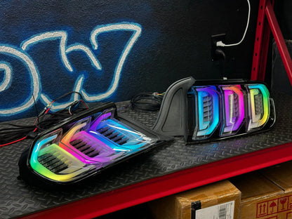 NTXGLOW RGB tail lights (2015 - 2023 Ford Mustang) - Speedlogix