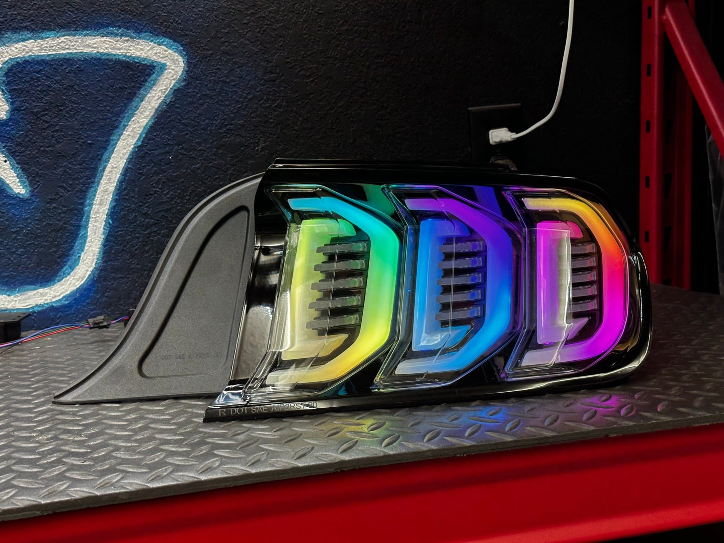 NTXGLOW RGB tail lights (2015 - 2023 Ford Mustang) - Speedlogix