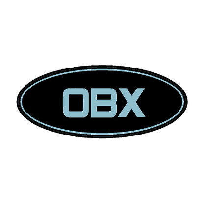 "OBX" Rear Oval Emblem Overlays (Printed Series) - 2021-2024 Bronco Outer Banks