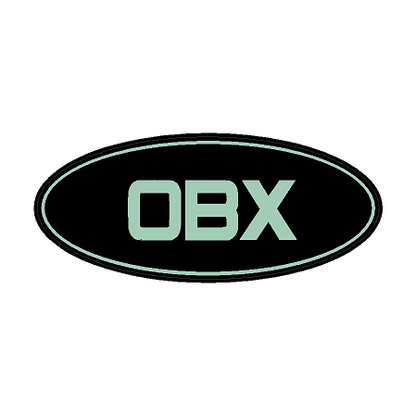 "OBX" Rear Oval Emblem Overlays (Printed Series) - 2021-2024 Bronco Outer Banks
