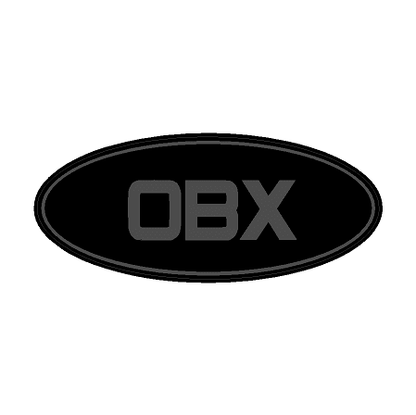 "OBX" Rear Oval Emblem Overlays (Printed Series) - 2021 - 2024 Bronco Outer Banks - Speedlogix