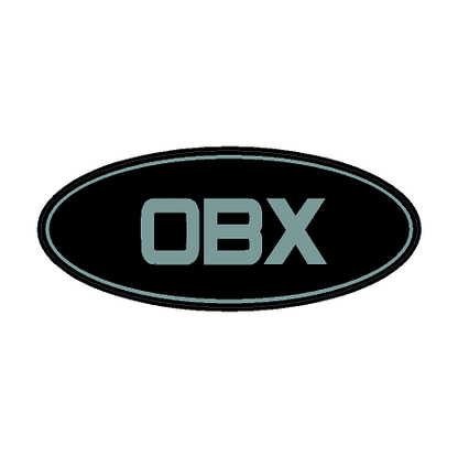 "OBX" Rear Oval Emblem Overlays (Printed Series) - 2021 - 2024 Bronco Outer Banks - Speedlogix
