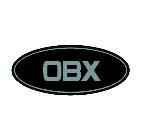 "OBX" Rear Oval Emblem Overlays (Printed Series) - 2021 - 2024 Bronco Outer Banks - Speedlogix
