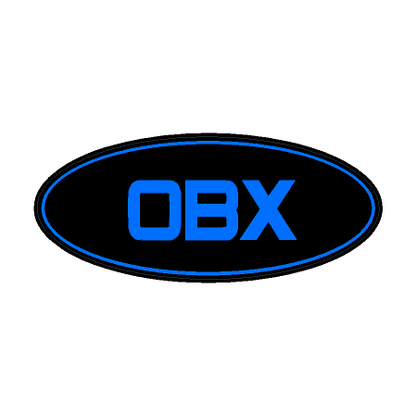 "OBX" Rear Oval Emblem Overlays (Printed Series) - 2021 - 2024 Bronco Outer Banks - Speedlogix