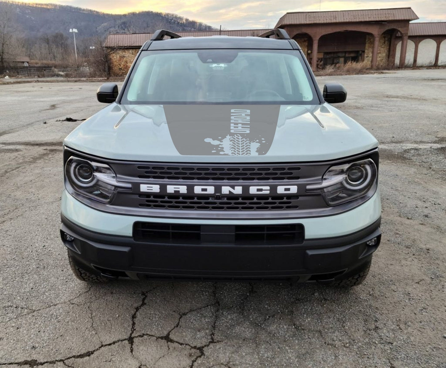 "OFF ROAD" Hood Decal Cover for 2021 - 2025 Ford Bronco Sport - Speedlogix