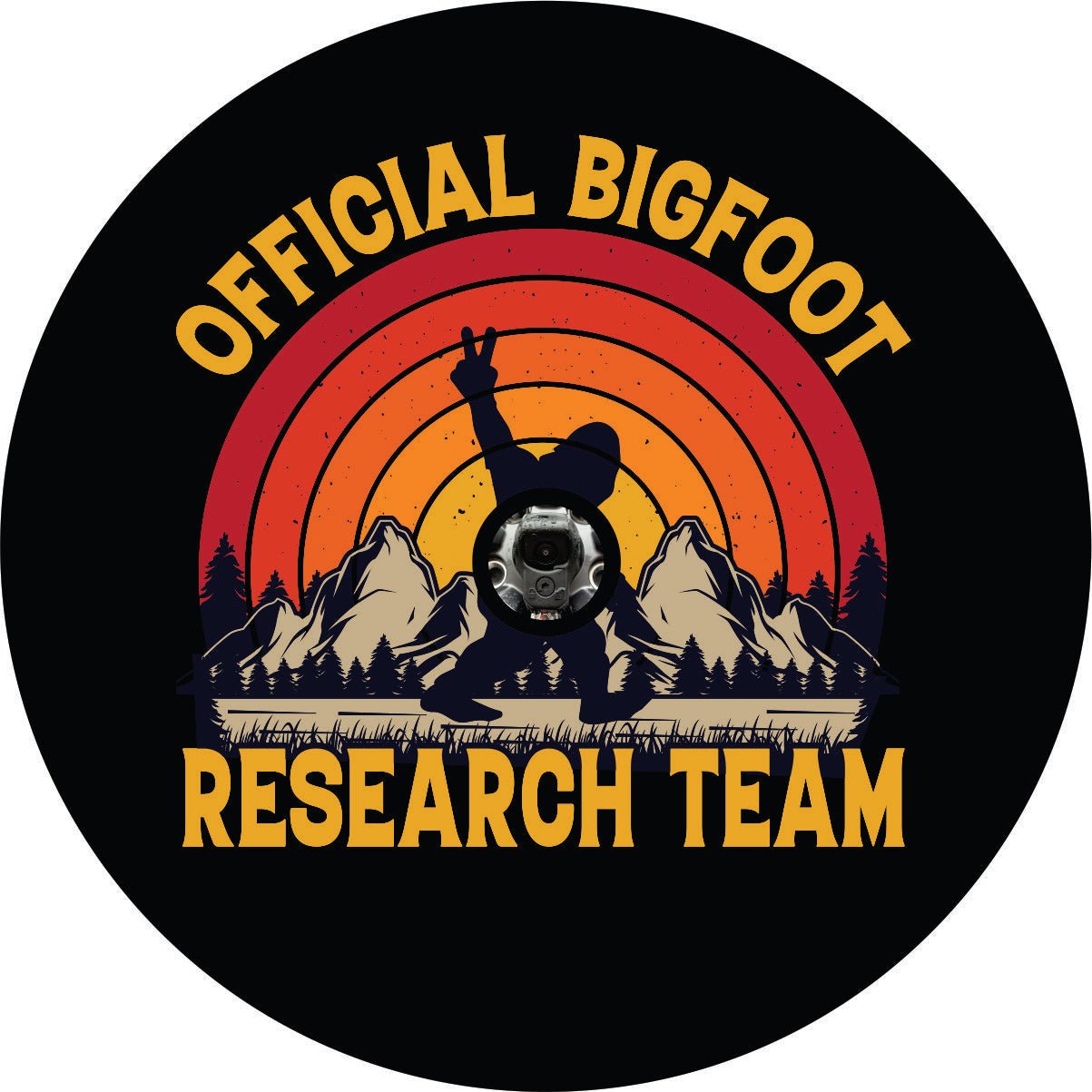 Official Bigfoot Research Team Bronco Spare Tire Cover - Speedlogix