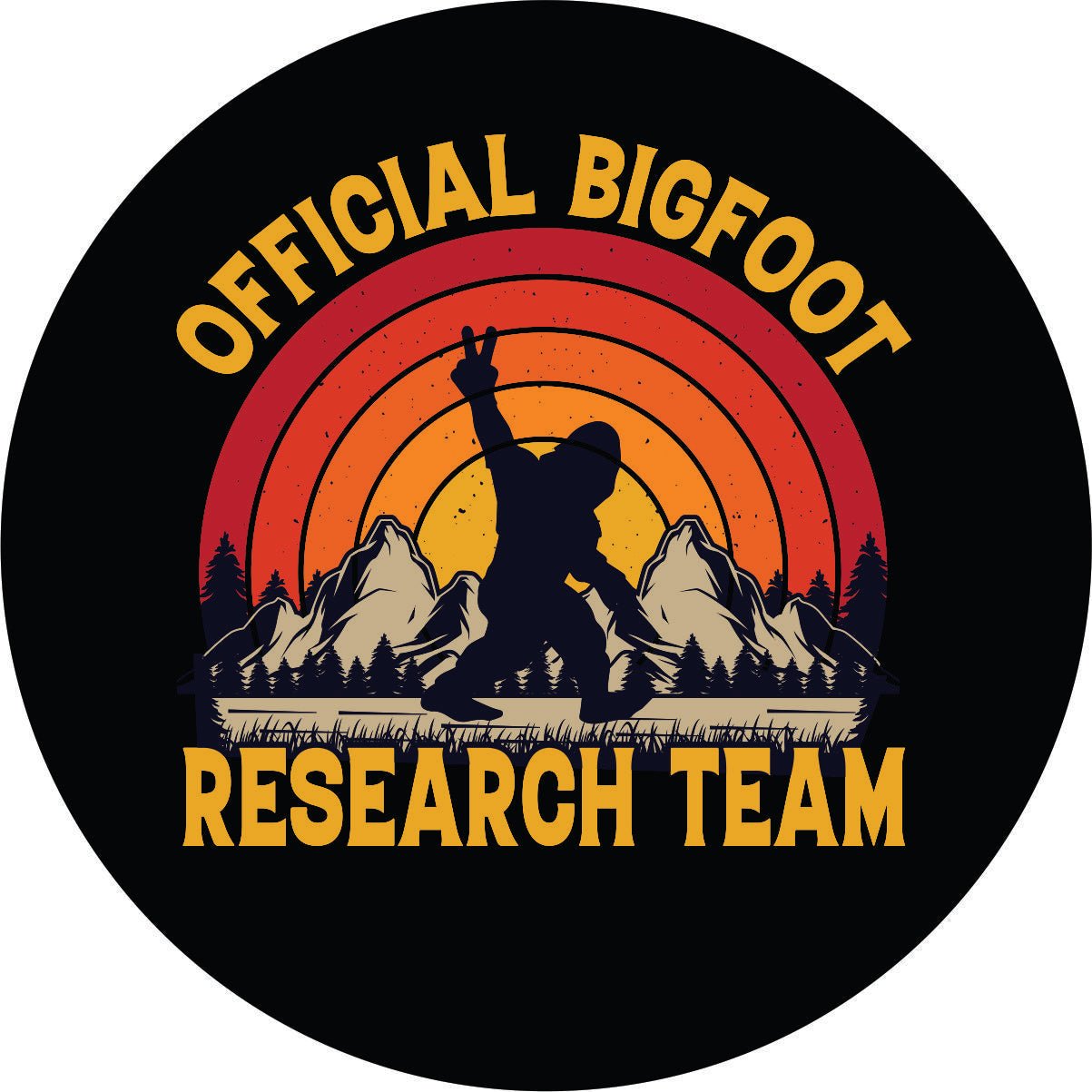 Official Bigfoot Research Team Bronco Spare Tire Cover - Speedlogix