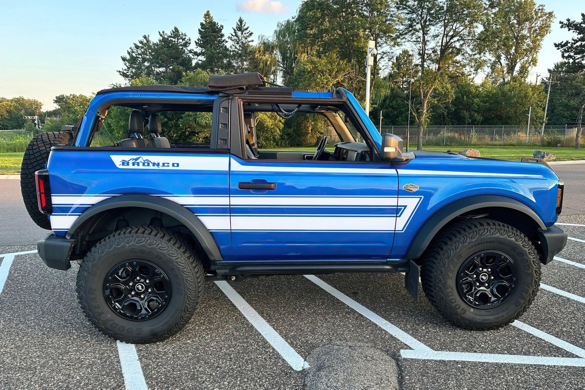 Offroad Overland Bronco Stripes Decal Sticker. 7035 - Speedlogix