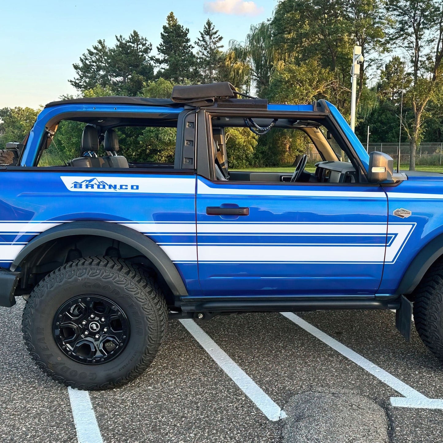 Offroad Overland Bronco Stripes Decal Sticker. 7035 - Speedlogix