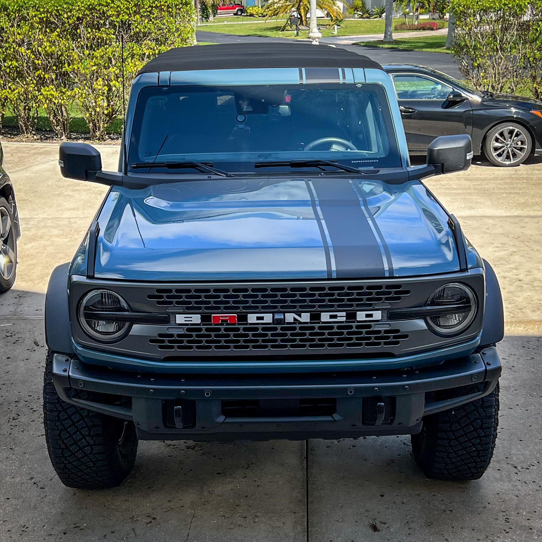 Offset Racing Hood Stripes V1 - 2021+ Bronco - Speedlogix