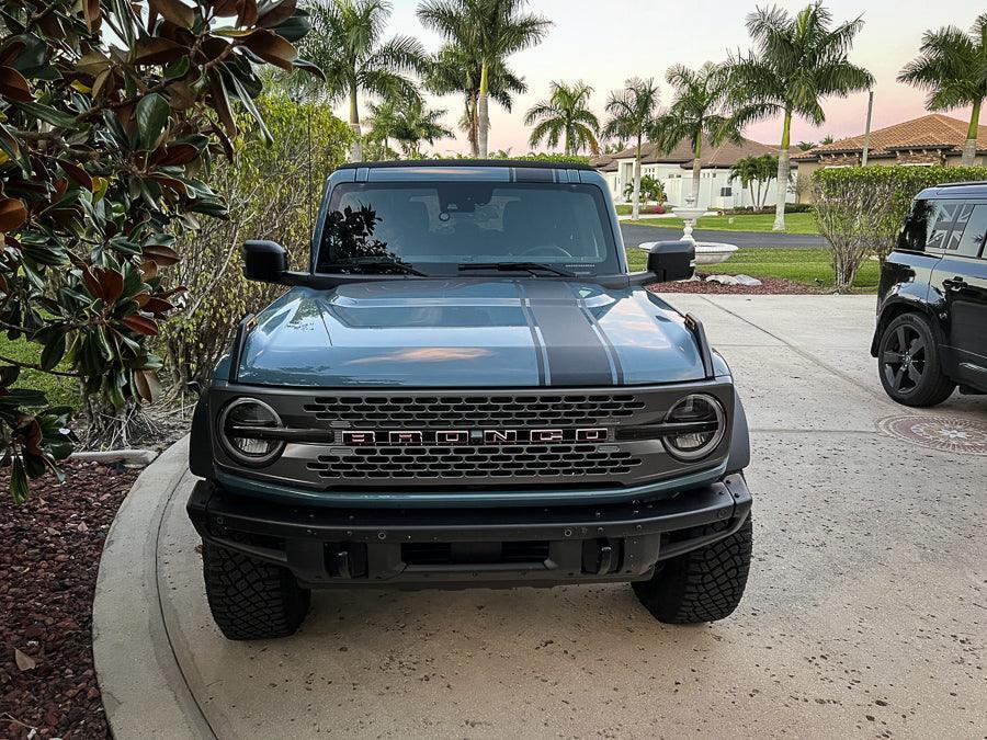Offset Racing Hood Stripes V1 - 2021+ Bronco - Speedlogix