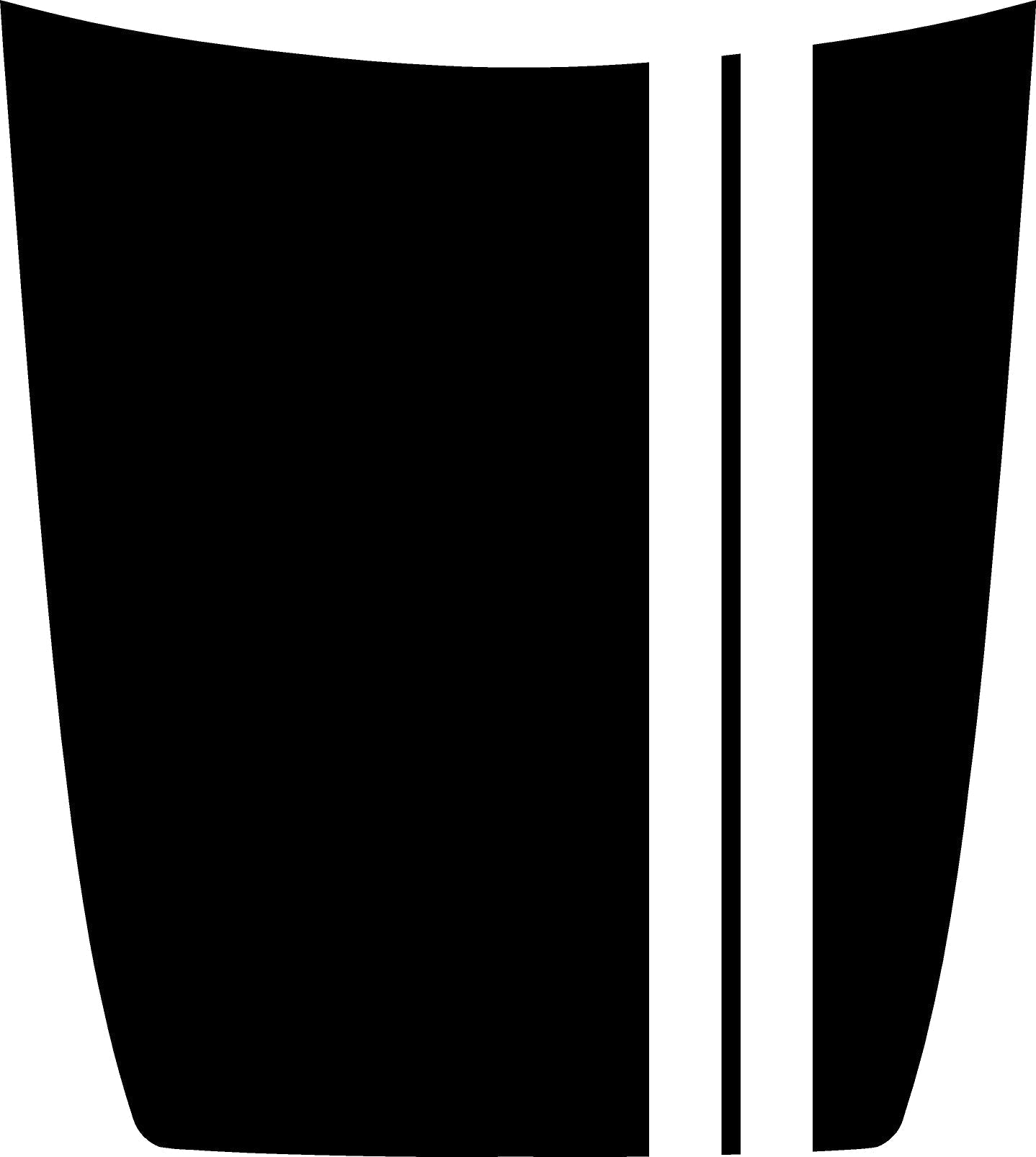 Offset Stripes Hood Decal Cover for 2021 - 2025 Ford Bronco Sport - Speedlogix