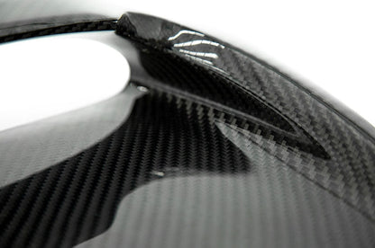 OLM A1 Aggressive Carbon Fiber Full Replacement Hood Scoop - 2015 - 2021 WRX / STI - Speedlogix