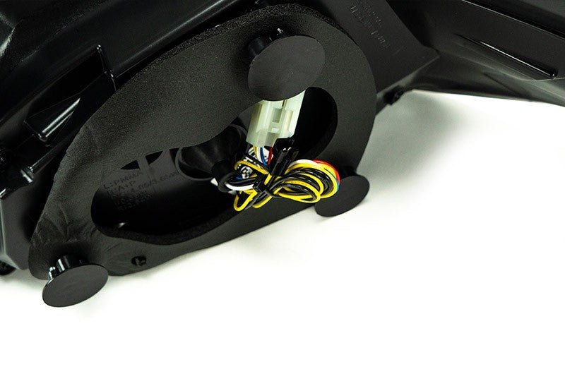 OLM Evolution Tail Lights (Clear Lens, Black Base, Red Bar) - 2015 - 2021 WRX / STI - Speedlogix