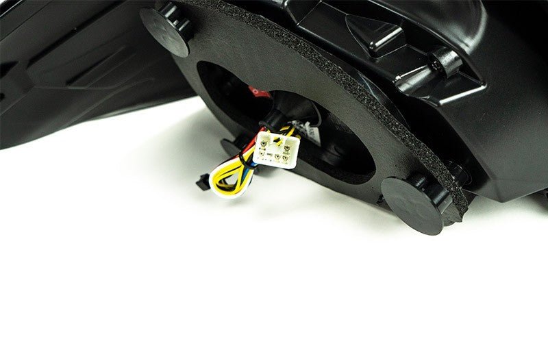 OLM Evolution Tail Lights (Clear Lens, Black Base, Red Bar) - 2015 - 2021 WRX / STI - Speedlogix