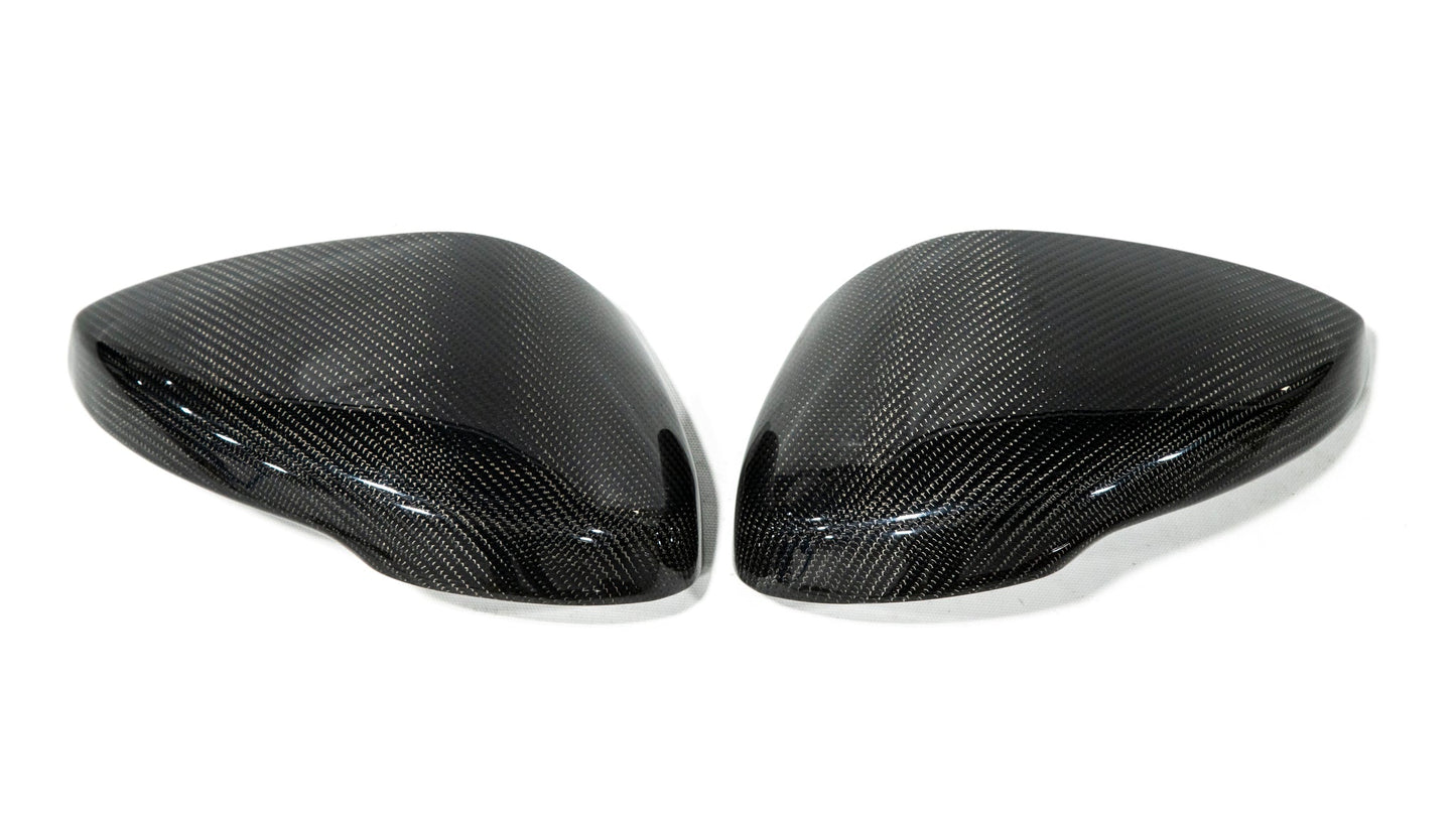 OLM Full Replacement Carbon Fiber Mirror Covers w/Turn Signal - 2022+ Honda Civic / Type R / 2023+ Acura Integra - Speedlogix
