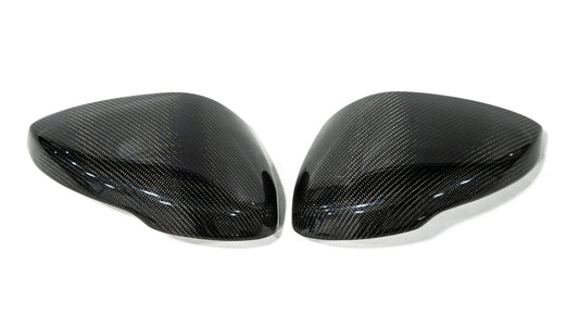 OLM Full Replacement Carbon Fiber Mirror Covers w/Turn Signal - 2022+ Honda Civic / Type R / 2023+ Acura Integra - Speedlogix