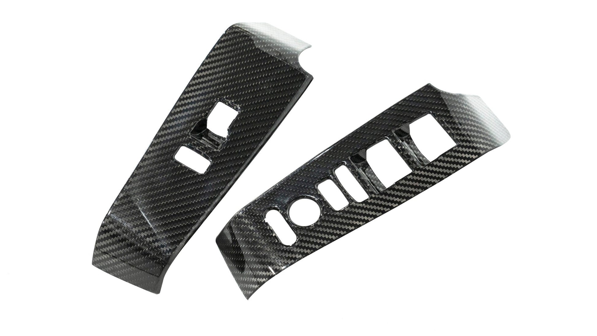 OLM LE Carbon Fiber Window Switch Panel Covers (Set of 4) - 2022+ FL Honda Civic / FL5 Type R - Speedlogix
