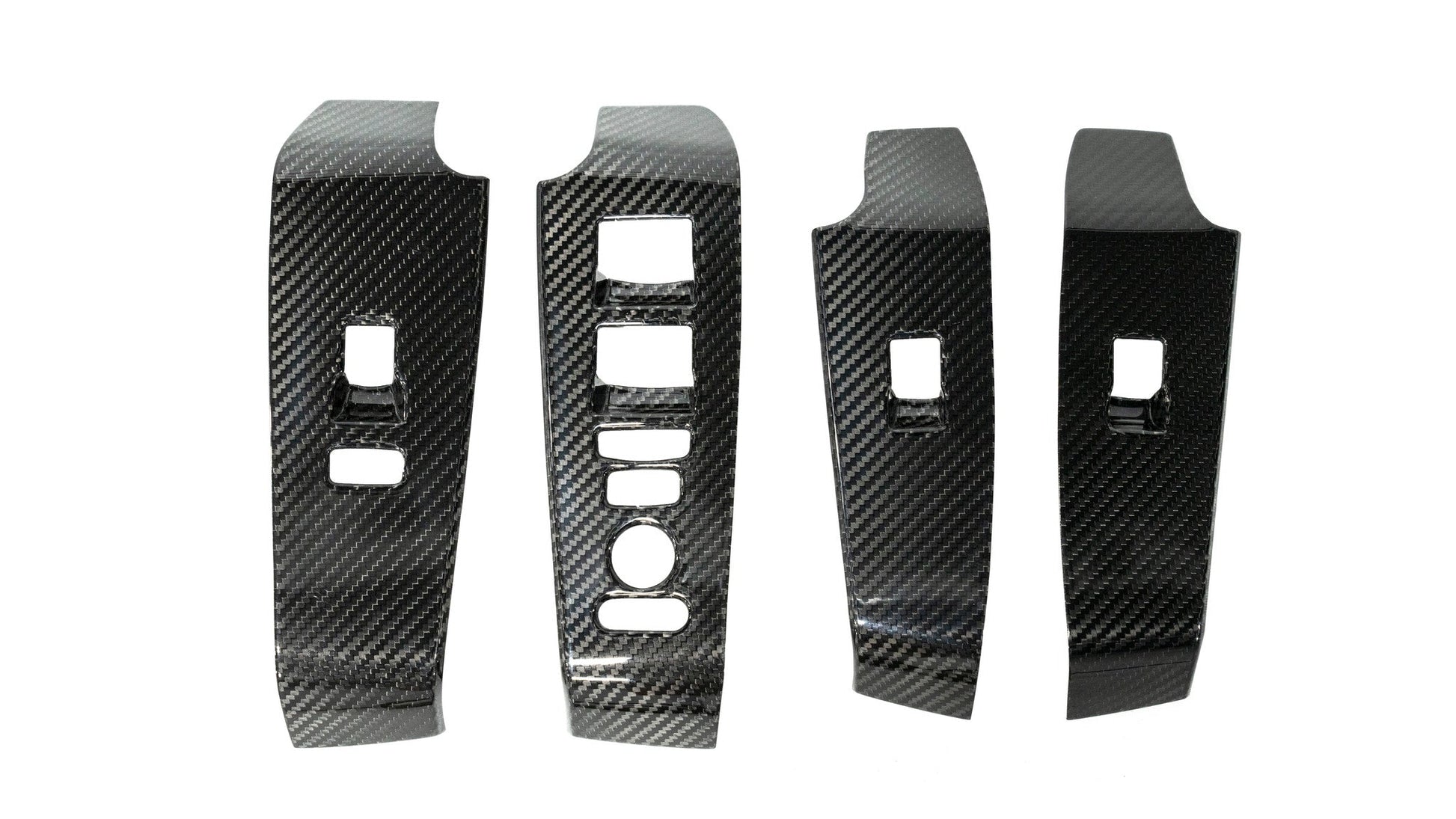OLM LE Carbon Fiber Window Switch Panel Covers (Set of 4) - 2022+ FL Honda Civic / FL5 Type R - Speedlogix
