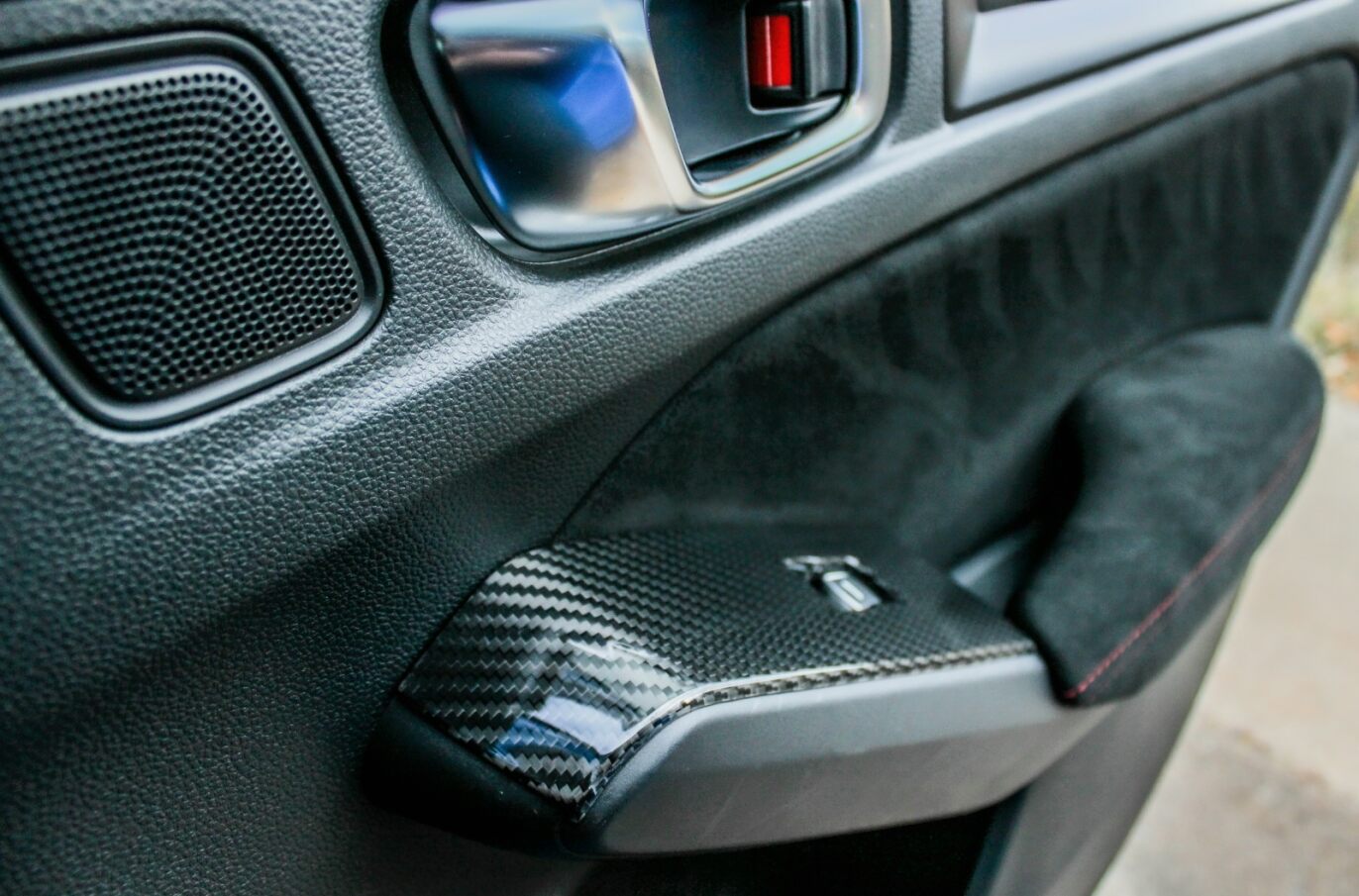 OLM LE Carbon Fiber Window Switch Panel Covers (Set of 4) - 2022+ FL Honda Civic / FL5 Type R - Speedlogix