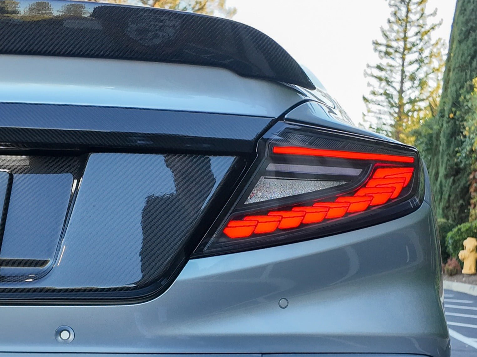 OLM Phantom - Spec LED Taillights (Clear Lens Red Optic) - 2022+ WRX - Speedlogix
