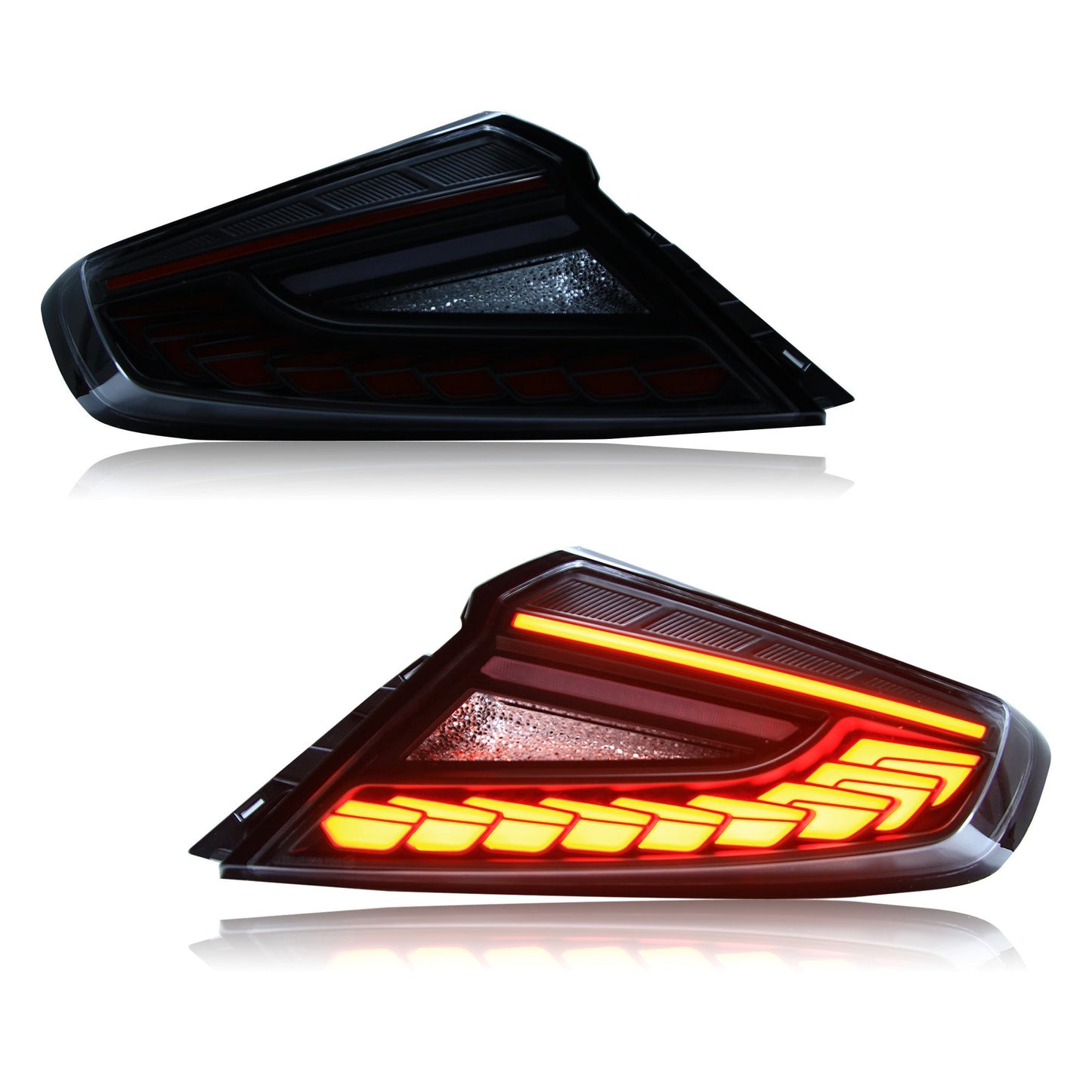 OLM Phantom - Spec LED Taillights (Clear Lens Red Optic) - 2022+ WRX - Speedlogix