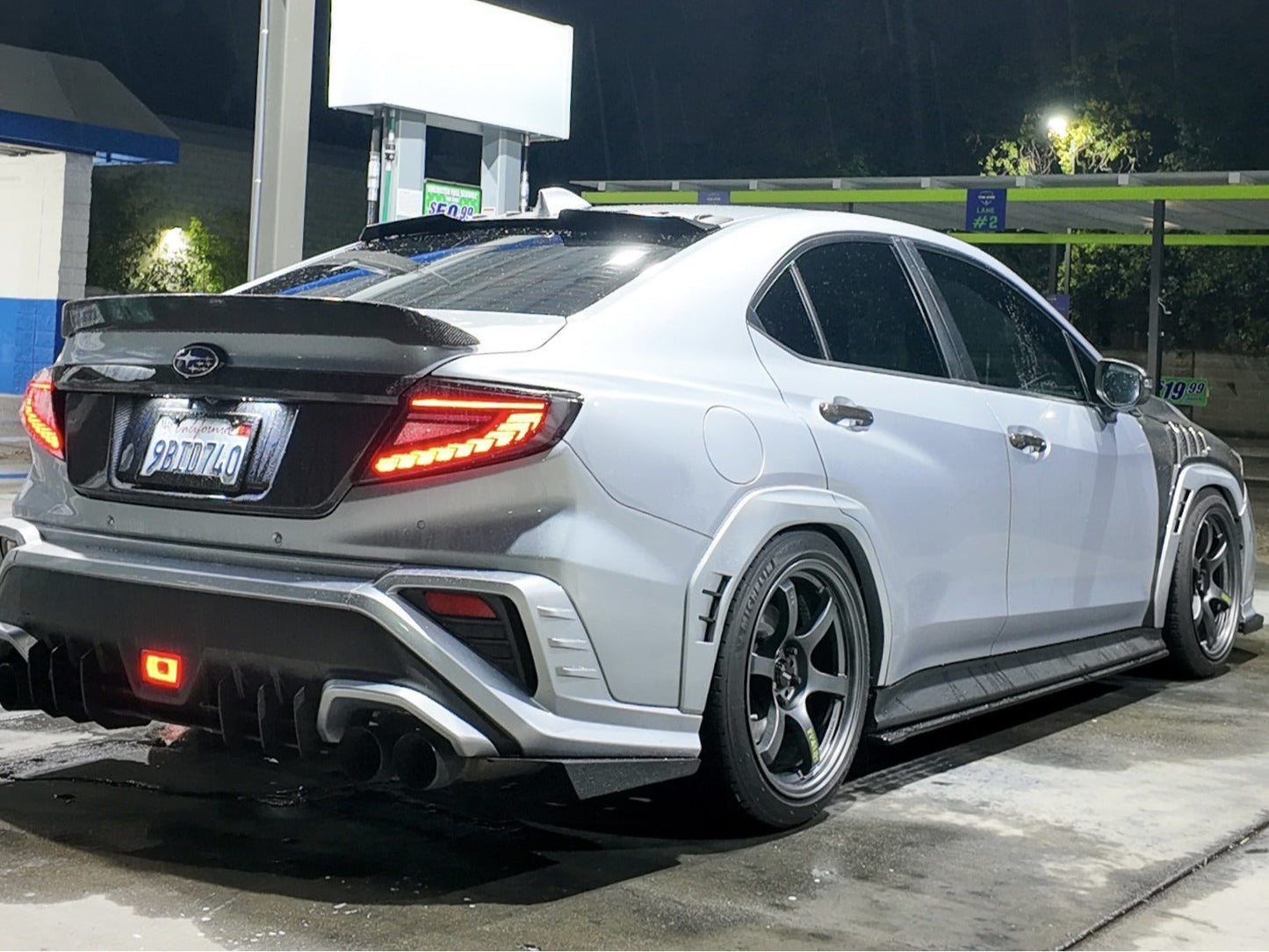 OLM Phantom - Spec LED Taillights (Smoke Lens White Optic) - 2022+ WRX - Speedlogix