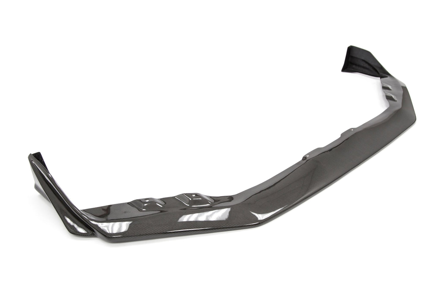 OLM S208 Style Carbon Fiber Front Bumper Lip - 2015 - 2021 WRX / STI - Speedlogix