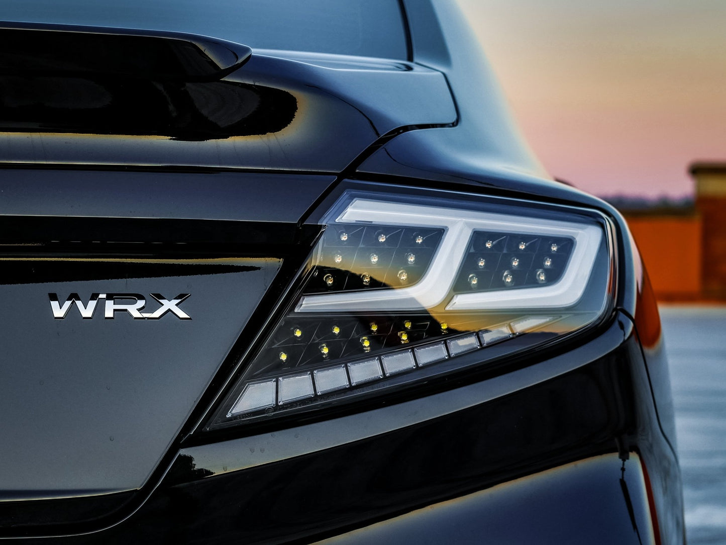 OLM Spec - AR LED Taillights (Clear Lens/Black Base/White Bar) - 2022+ WRX - Speedlogix