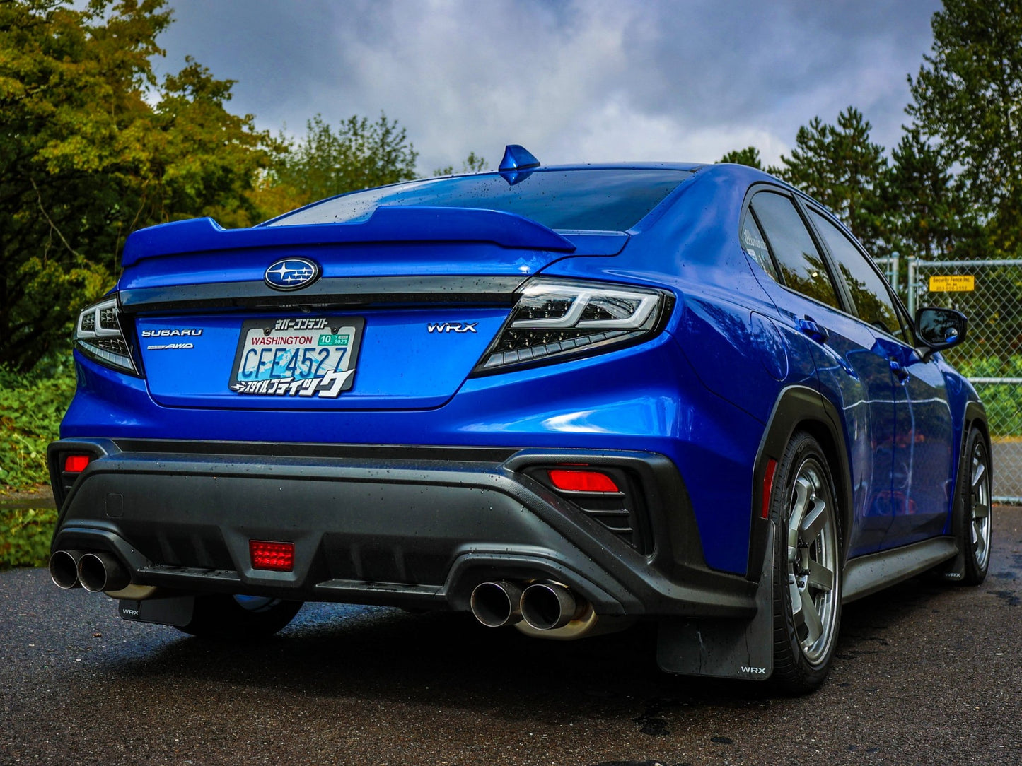 OLM Spec - AR LED Taillights (Clear Lens/Black Base/White Bar) - 2022+ WRX - Speedlogix