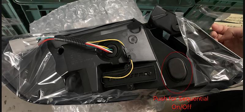 OLM Spec - AR LED Taillights (Clear Lens/Black Base/White Bar) - 2022+ WRX - Speedlogix