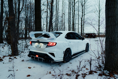 OLM Spec - AR LED Taillights (Clear Lens/Black Base/White Bar) - 2022+ WRX - Speedlogix