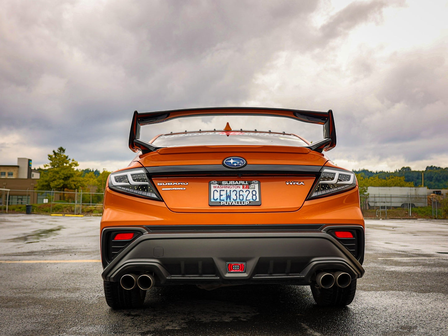 OLM Spec - AR LED Taillights (Clear Lens/Black Base/White Bar) - 2022+ WRX - Speedlogix