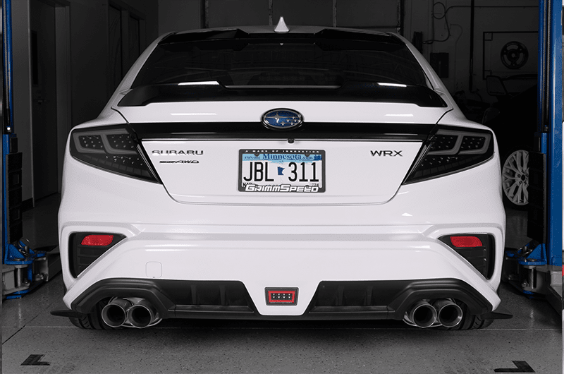OLM Spec - AR LED Taillights (Smoke Lens/Black Base/White Bar) - 2022+ WRX - Speedlogix