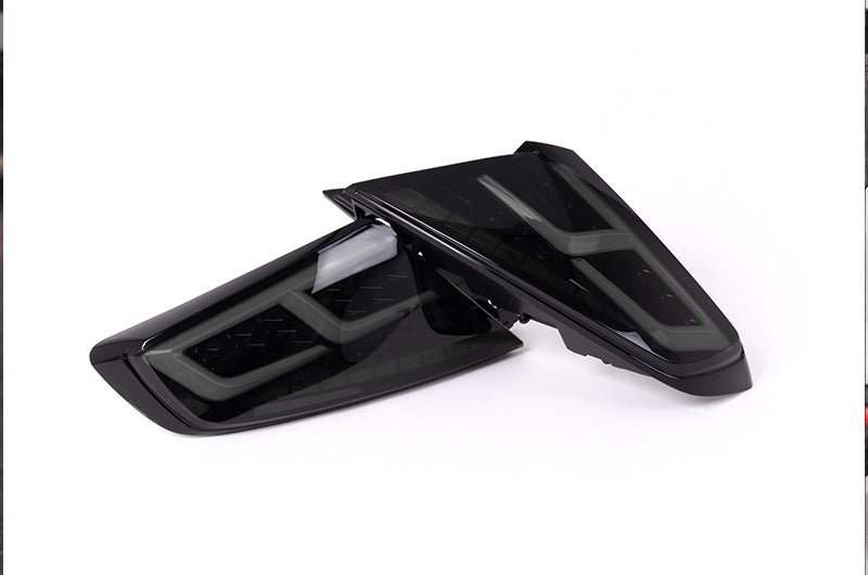 OLM Spec - AR LED Taillights (Smoke Lens/Black Base/White Bar) - 2022+ WRX - Speedlogix