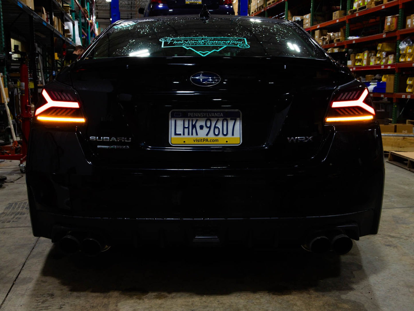 OLM Y - Spec LED Taillights (Clear Lens White Optic) - 2015 - 2021 WRX / STI - Speedlogix