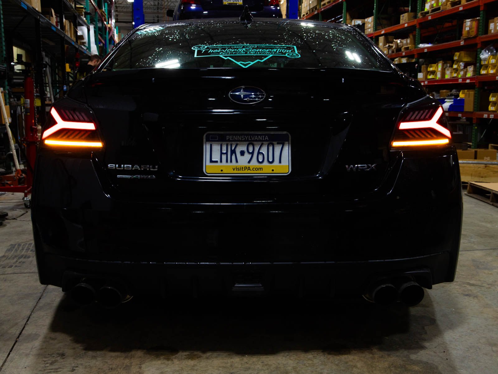 OLM Y - Spec LED Taillights (Clear Lens White Optic) - 2015 - 2021 WRX / STI - Speedlogix