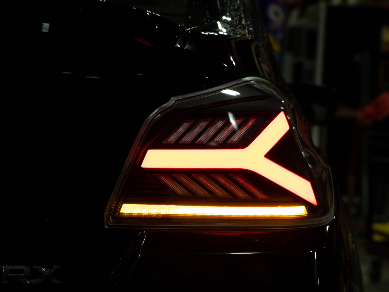 OLM Y - Spec LED Taillights (Clear Lens White Optic) - 2015 - 2021 WRX / STI - Speedlogix