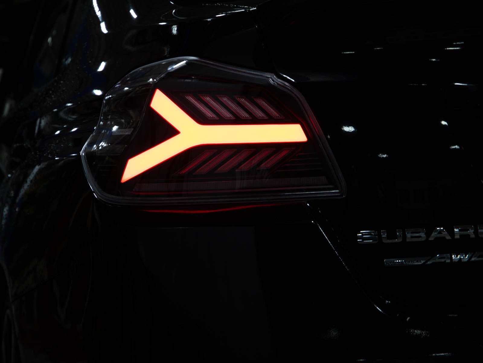 OLM Y - Spec LED Taillights (Clear Lens White Optic) - 2015 - 2021 WRX / STI - Speedlogix