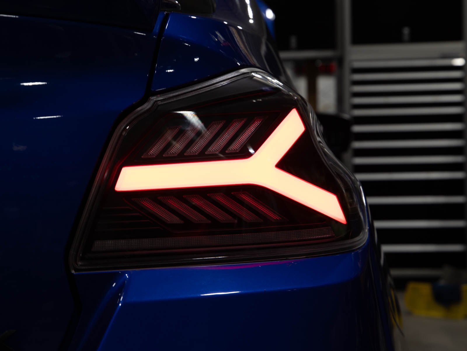 OLM Y - Spec LED Taillights (Smoke Lens White Optic) - 2015 - 2021 WRX / STI - Speedlogix
