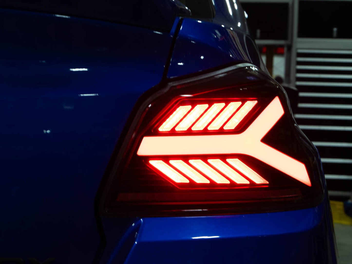 OLM Y - Spec LED Taillights (Smoke Lens White Optic) - 2015 - 2021 WRX / STI - Speedlogix
