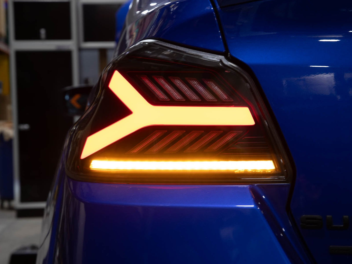 OLM Y - Spec LED Taillights (Smoke Lens White Optic) - 2015 - 2021 WRX / STI - Speedlogix