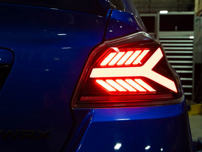 OLM Y - Spec LED Taillights (Smoke Lens White Optic) - 2015 - 2021 WRX / STI - Speedlogix