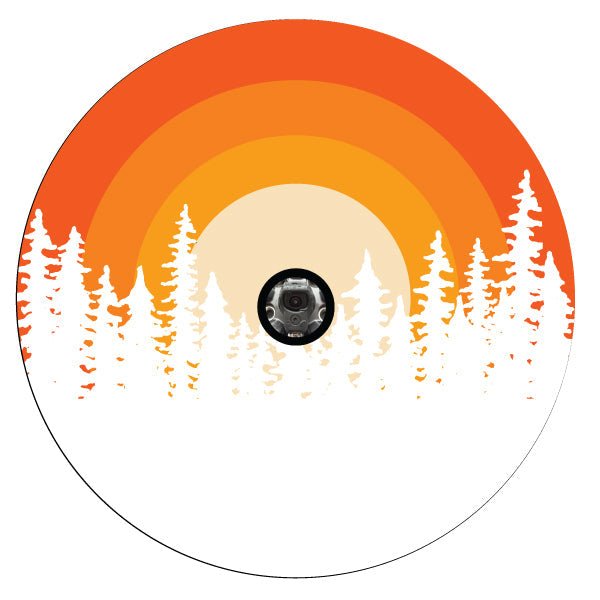 Ombré Sunset in the Woods Spare Tire Cover for RV, Jeep, Camper & More - Speedlogix