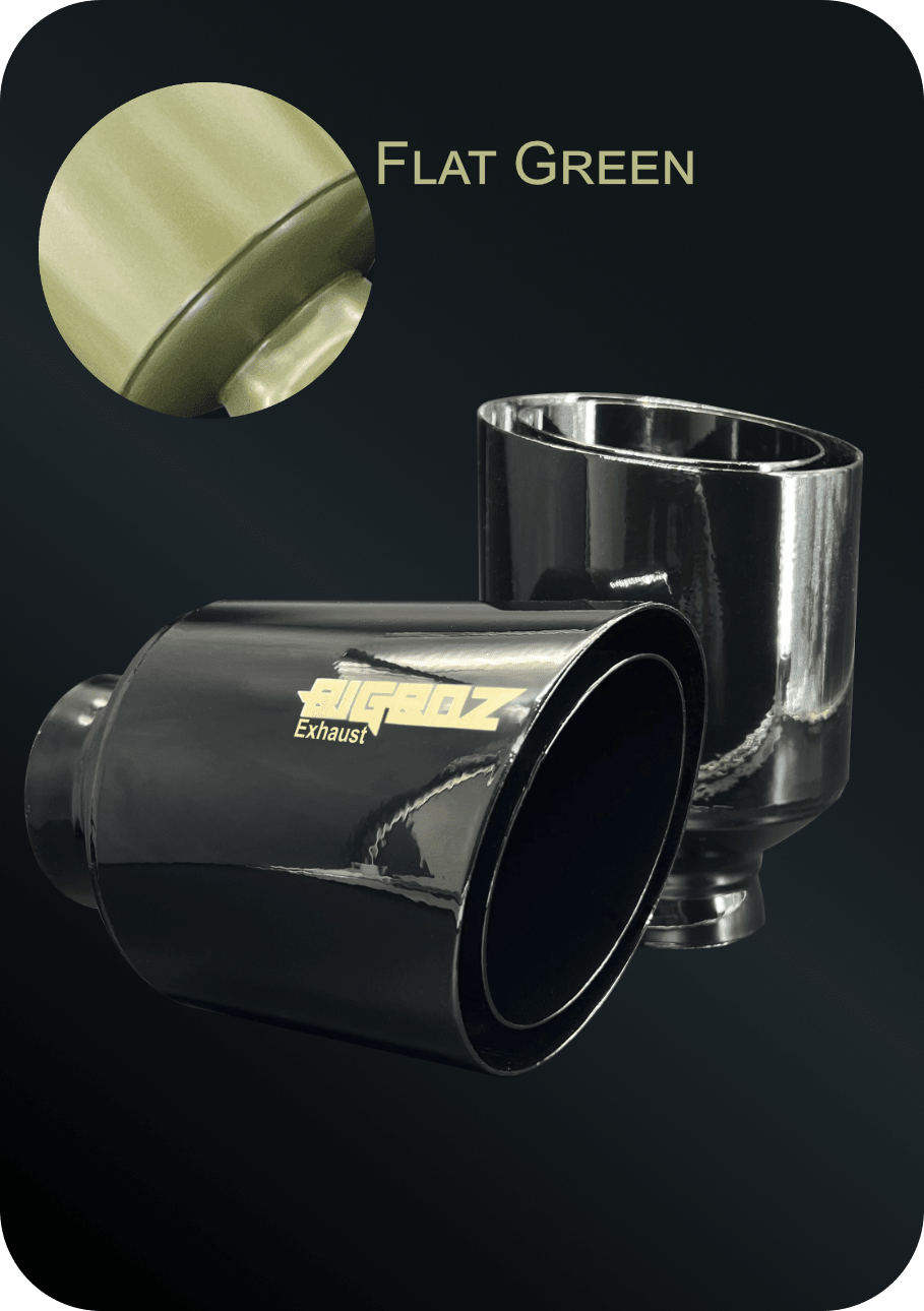 Open Double Wall 5 Inch Tip Set for (2015 - 2023 V8 Dodge Charger) - Speedlogix