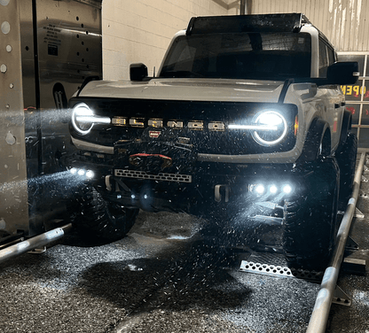 Oracle Laser Auxiliary Light / LED Fog Light Kit 2021 - 2024 Bronco - Speedlogix