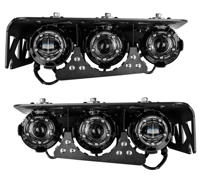 Oracle Laser Auxiliary Light / LED Fog Light Kit 2021 - 2024 Bronco - Speedlogix